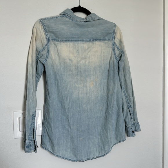 Rubbish Denim button down top - Picture 4 of 4